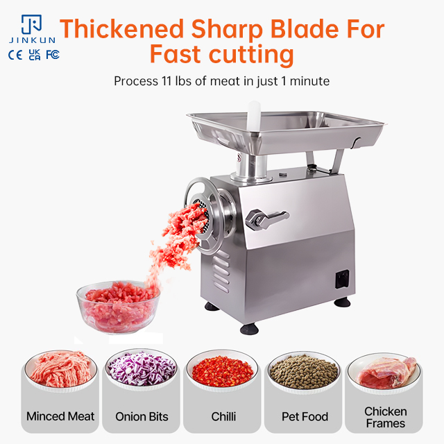 Powerful Meat Grinder and Mincer with Gear Transmission for Quick Results