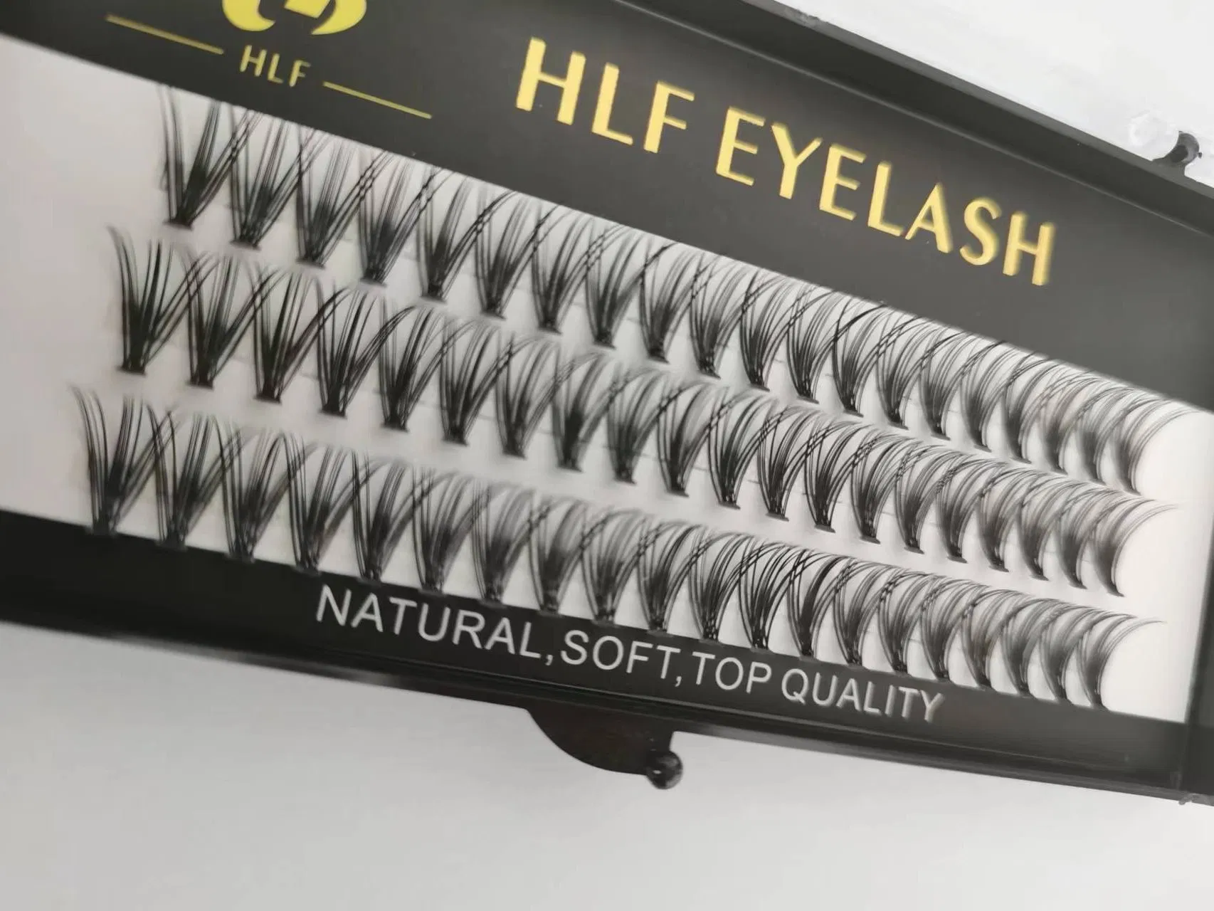 Wholesale Silk Volume Eyelashes Extensions 20d Premade Fans Heat Bonded Lashes Extension Private Label