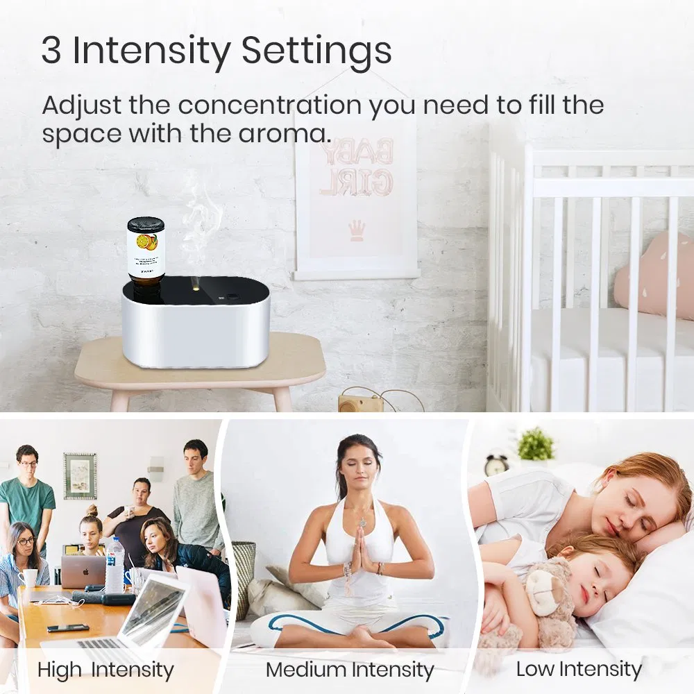 Portable Waterless Essential Oil Nebulizer Diffuser for Home