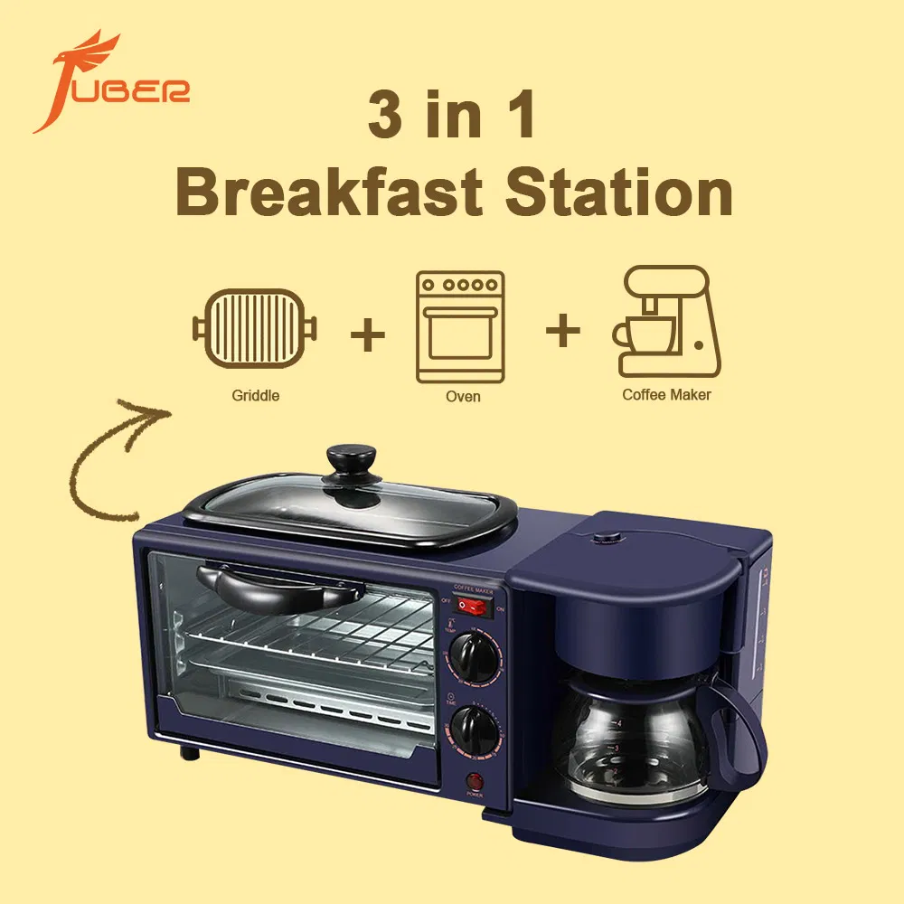 High Quality Timer Control 3 in 1 Breakfast Maker