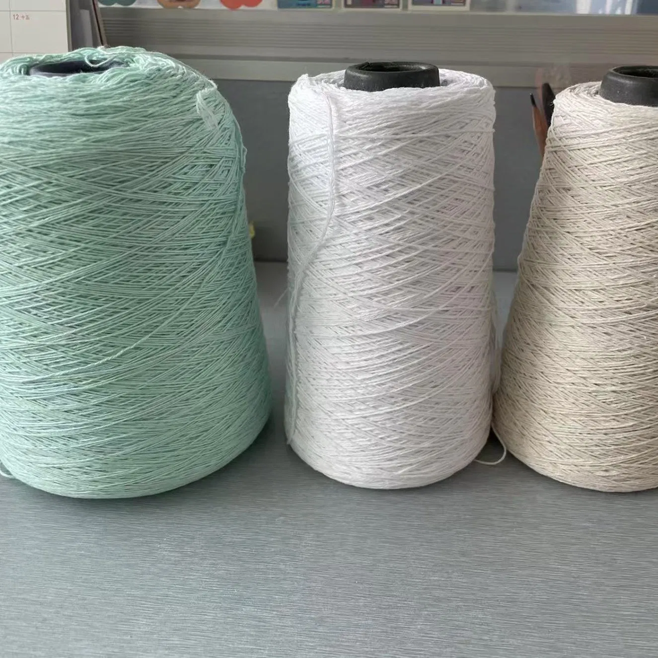 Tampon Raw Material Withdrawal Cord Cotton Yarn Ne 10/4 14s/5 Bleached White