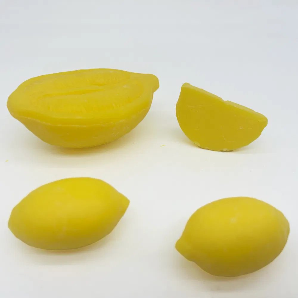 2025 New Arrival Fruit Shaped Lemon Scent Soap Cleaning Soap Fruit Soap