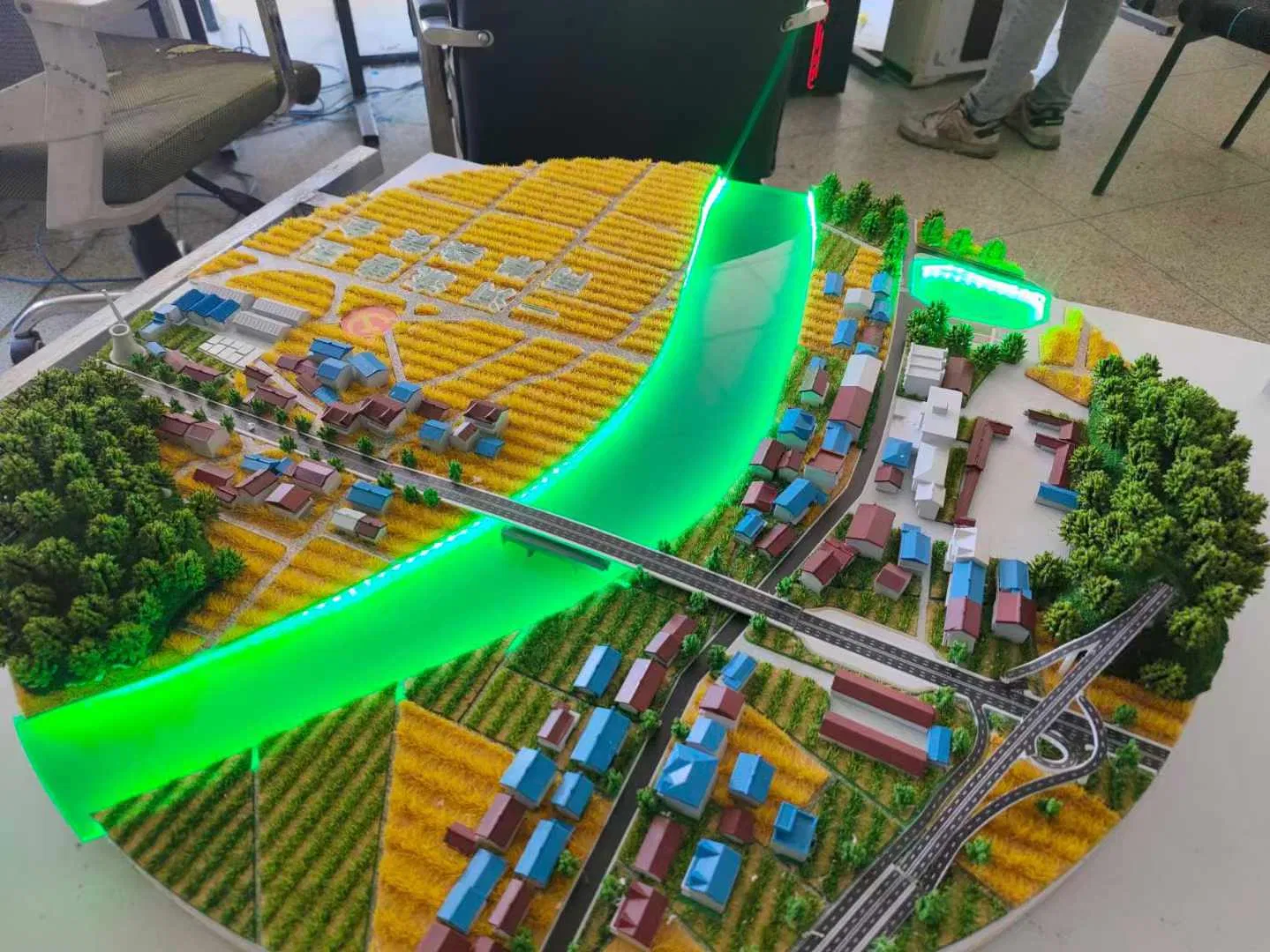 Micro Agricultural Sand Table Model Making Suitable for Global Enterprise Model Customization