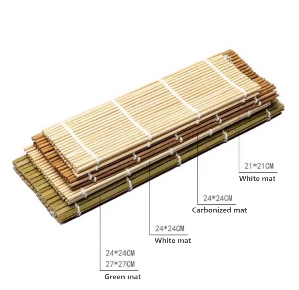 Hot-Sell Makisu Bamboo Sushi Rolling Mat with Double Pointed