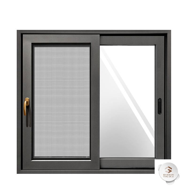 Yimu Wholesale Aluminum Profile Double Glazed Sliding Windows with Lock