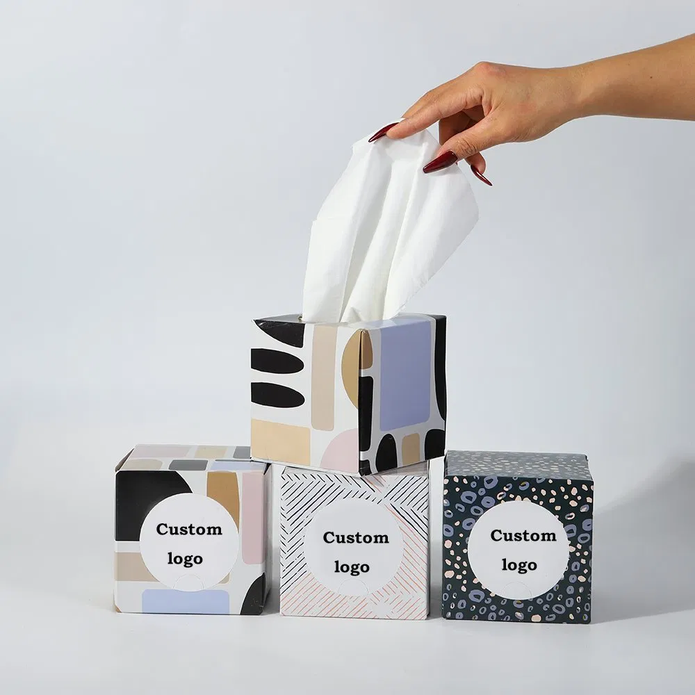 OEM/ODM Factory Eco-Friendly Customizable 2ply/3ply White Strong Absorbable Bamboo Paper Facial Tissue for Bathroom/Hotel/Homeeco Friendly