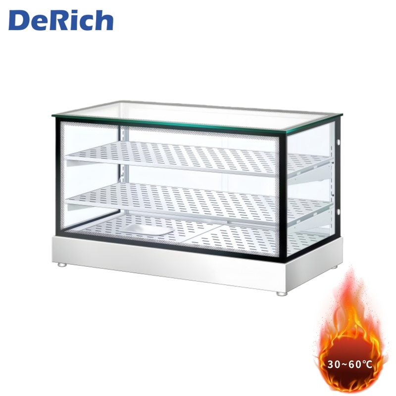 Derich Commercial Grade Hot Food Warmer Display for Optimal Product Visibility