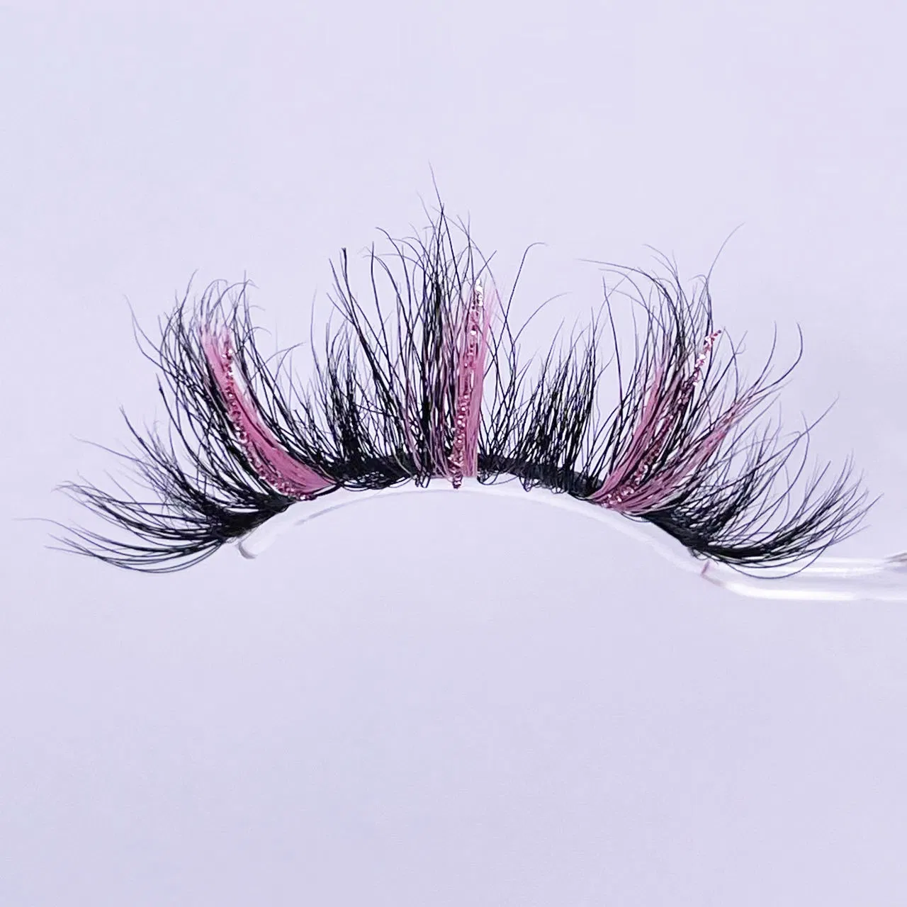 Best Selling Strips Pink Yellow Blue 3D Mink Colorful Eyelashes