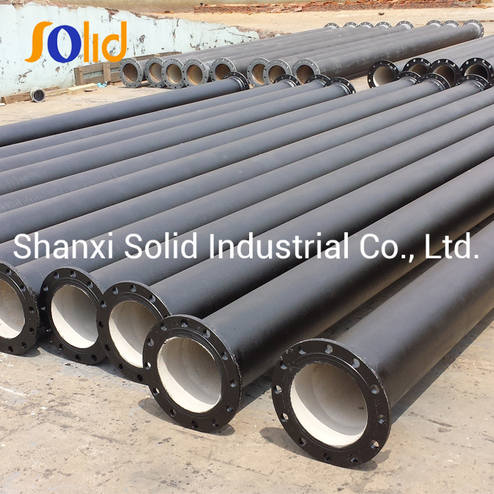 ISO2531 Ductile Cast Iron Double Flanged Pipe with Weld Flange