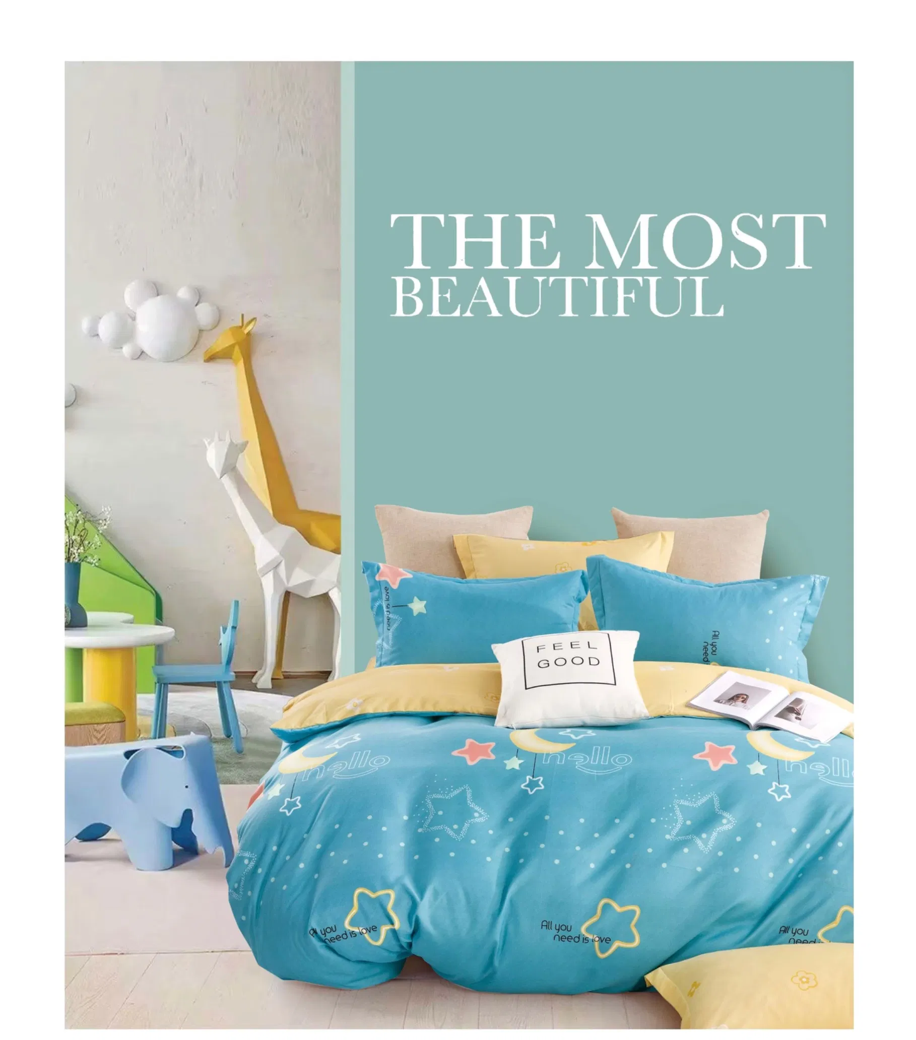 Luxurious 4 Seasons Polyester Bedding Set for Ultimate Comfort