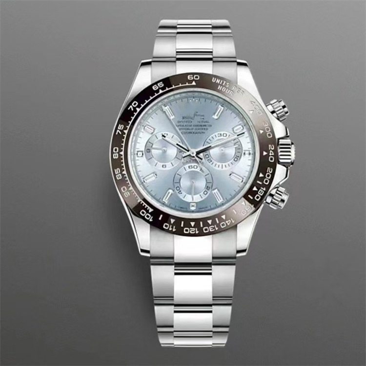 Menbusiness Glass Mirror Steel Strip Multi Functional Mechanical Watch