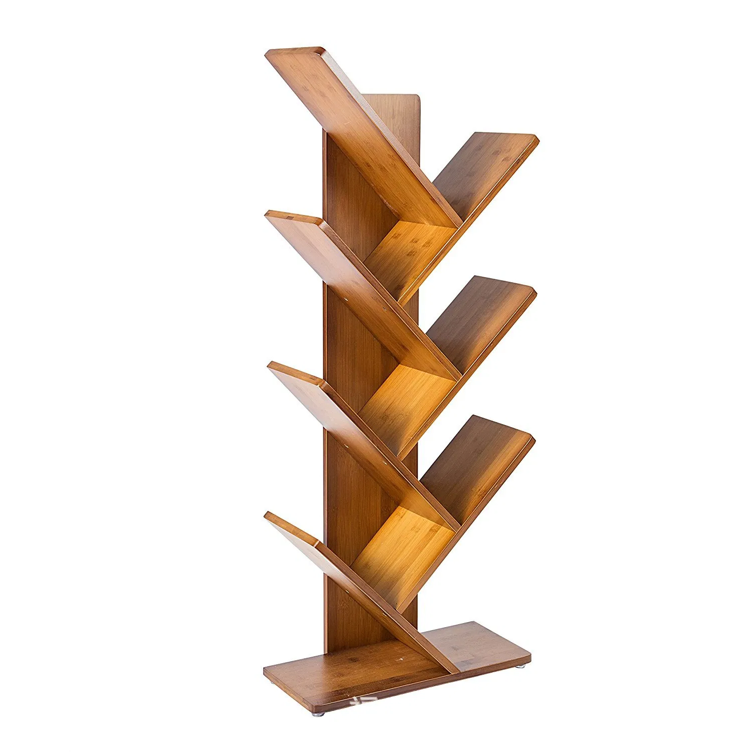 Custom Logo Bamboo Wooden Home Decor Office Bathroom Accessories Flower Display Stand