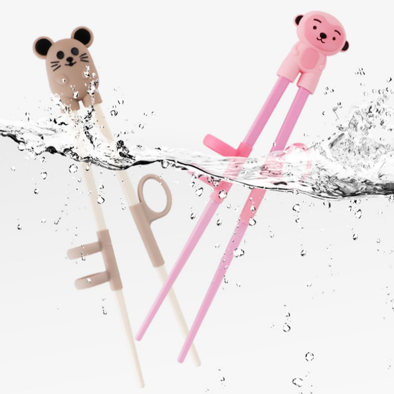 Wholesale OEM Customized Attachable Learning Helper Children's Training Silicone Chopsticks Rest