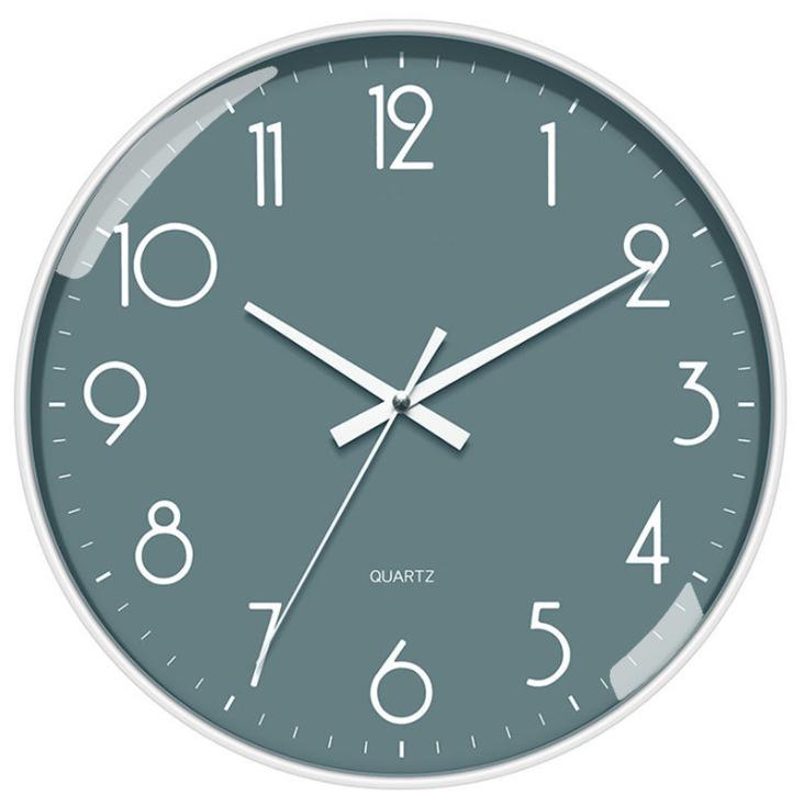 Customized Simple Plastic Quartz Wall Clock for Gift