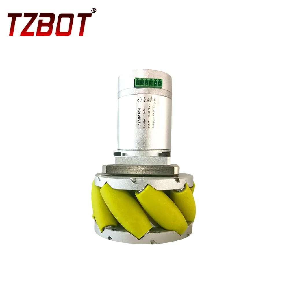 Tzbot New Tech 101 mm 200kg Load Omni Omnidirectional Mecanum Wheel with Encoder Motor