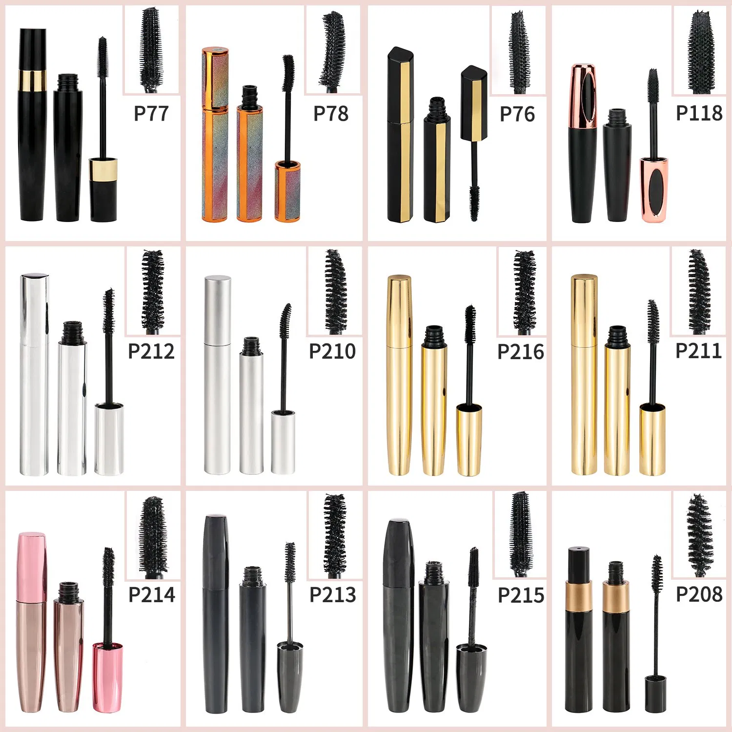 Natural Organic Vegan Cruelty Free Volume Makeup Lengthening Long Lasting Silver Mascara