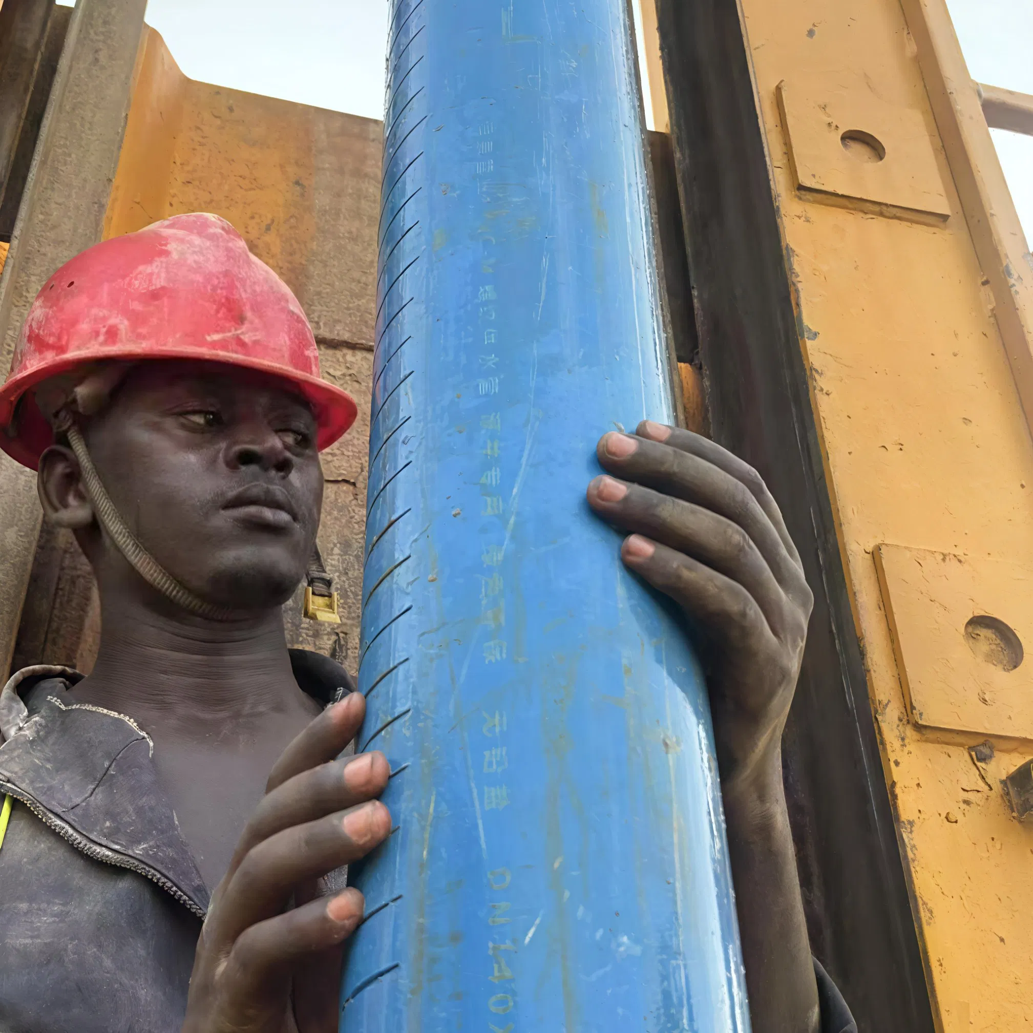 Труба UPVC синяя DN 125 мм для скважин и бурения