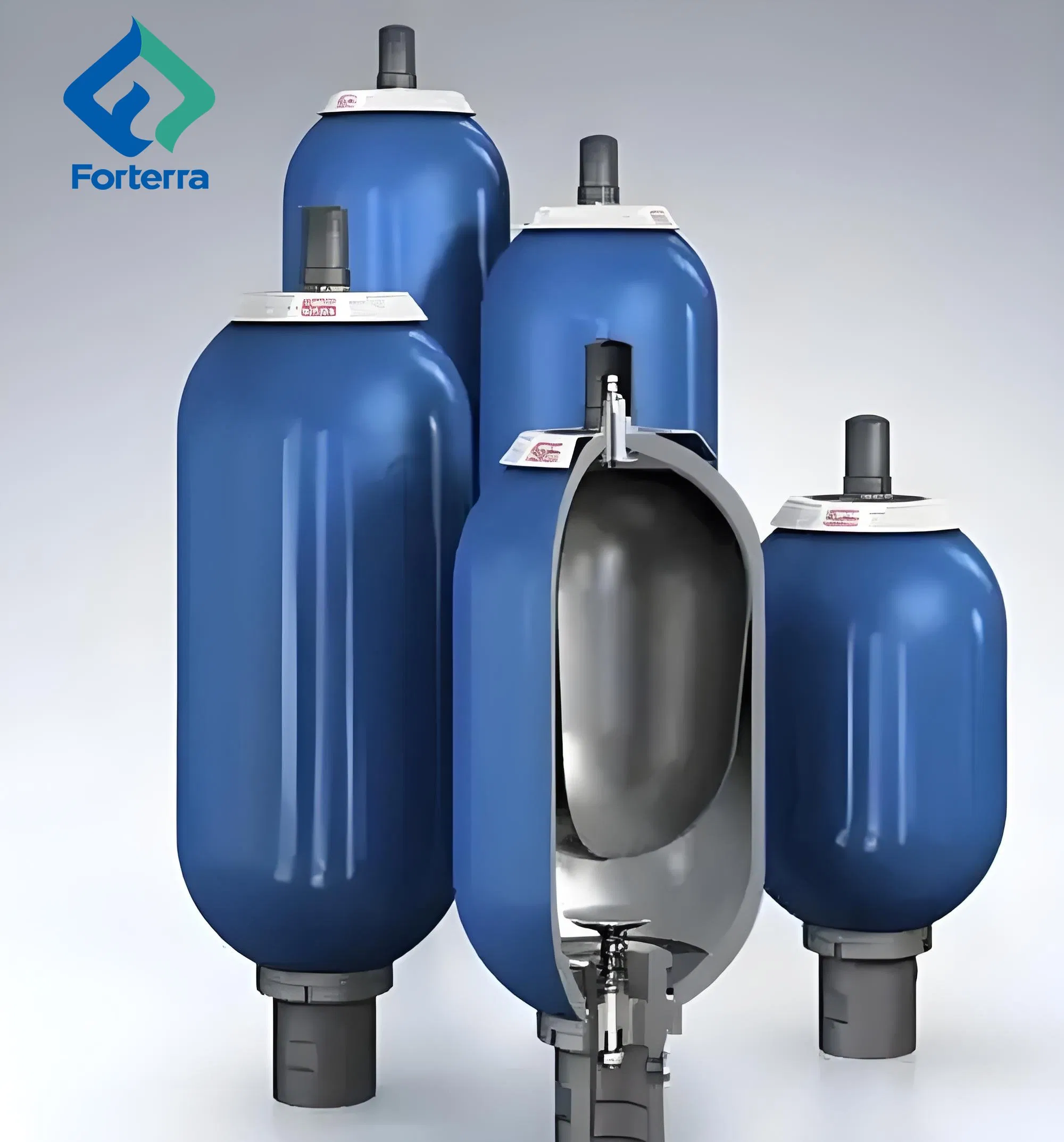 Wholesale Nxq Series 20L 25L 32L 10MPa Bladder Type Hydraulic Accumulator Stainless Steel Bladder Accumulator