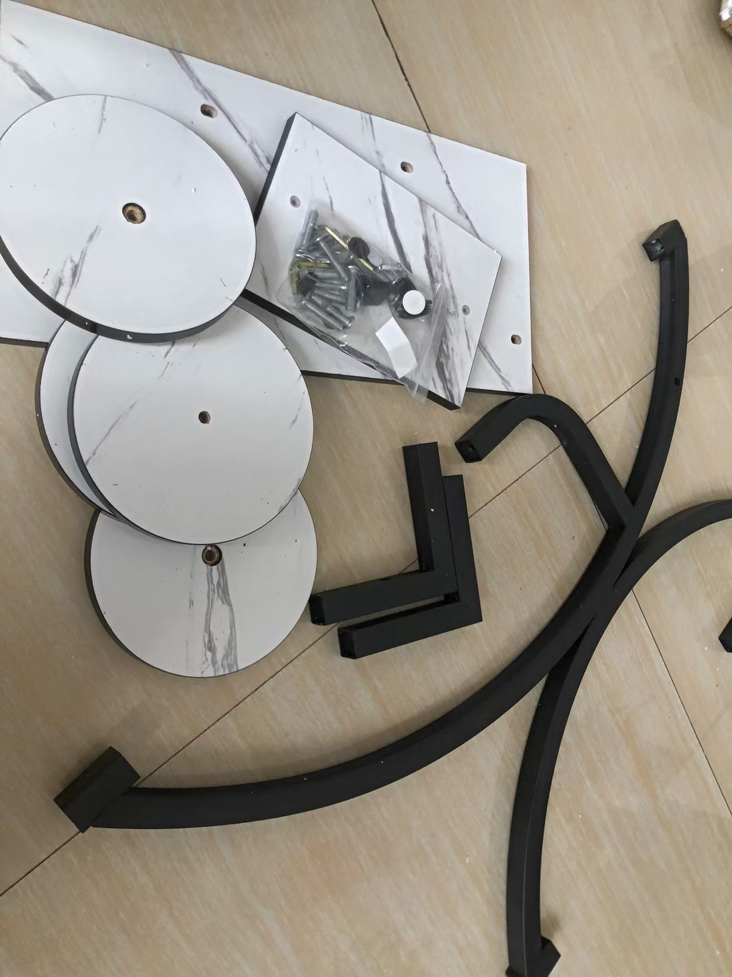 Подставка для растений металлическая двухуровневая