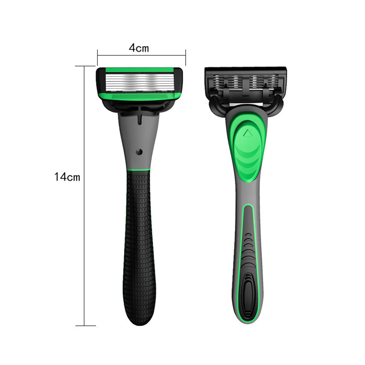 Seven Blade Razor and Replaceable Shaving Head for Men's Disposable Hygiene Razor