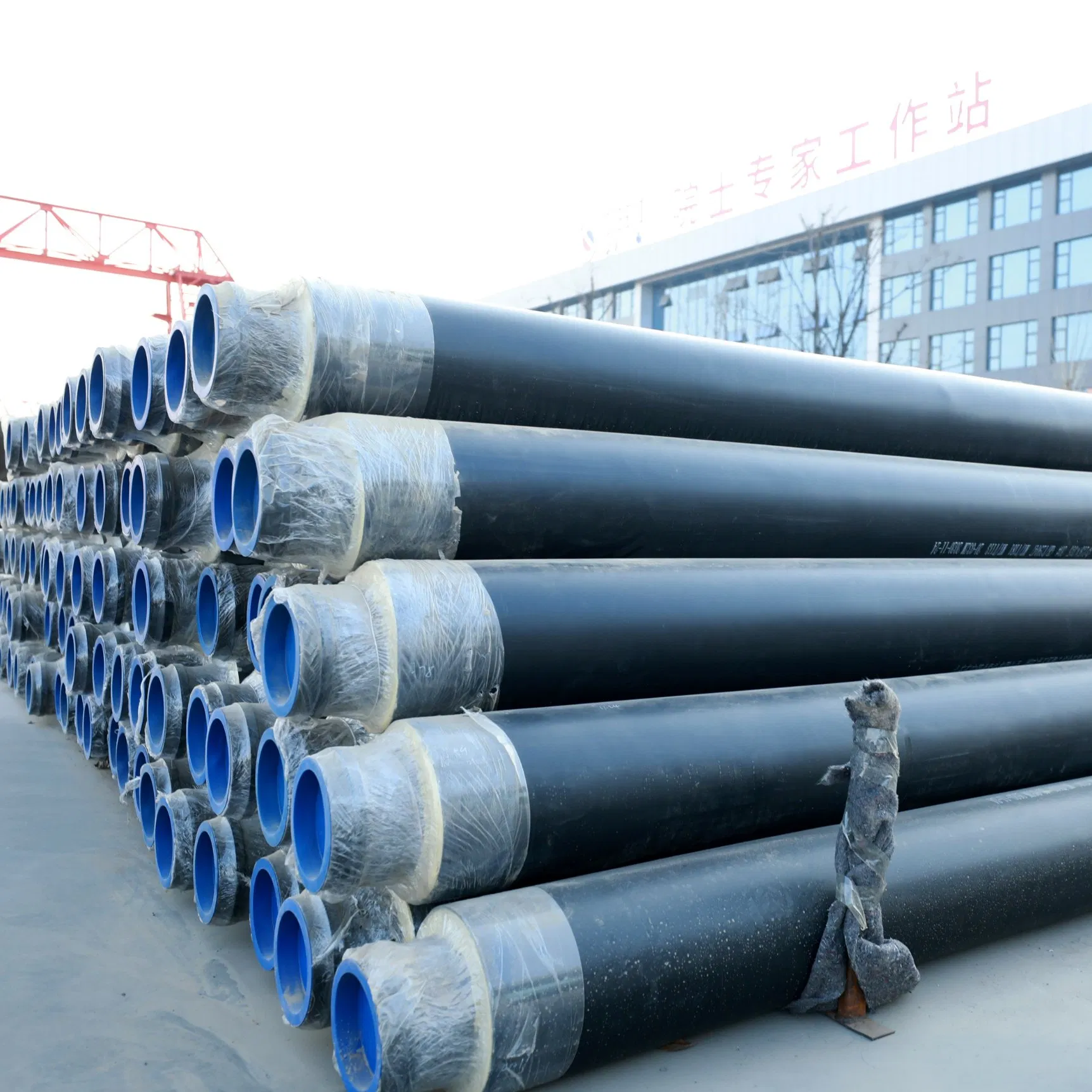 Pre-Insulation Pipe with Polyurethane Foam Filled for Underground Thermal Insulation Pipeline