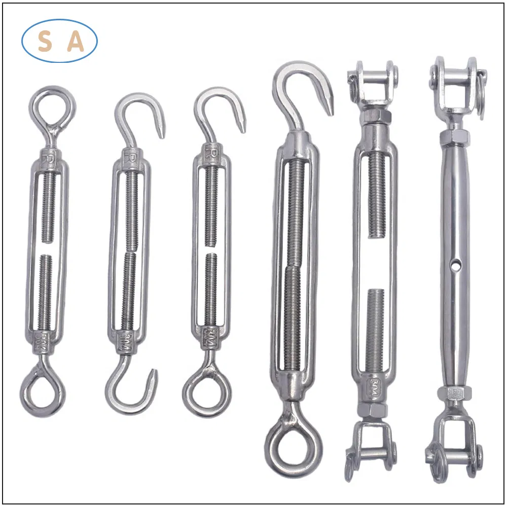 General Hardware Rigging Heavy Duty Wire Rope Turnbuckle Eye-Hook Wire Rope Turnbuckle