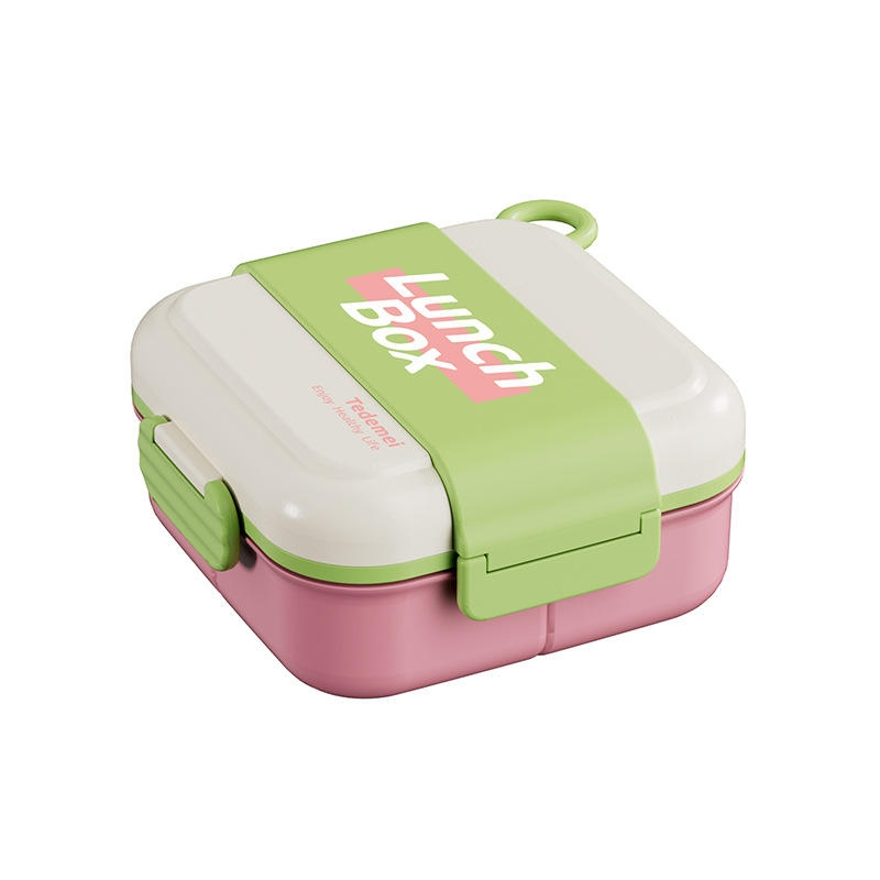 Compact Portable Large-Capacity Microwave-Safe Lunch Box for Travel