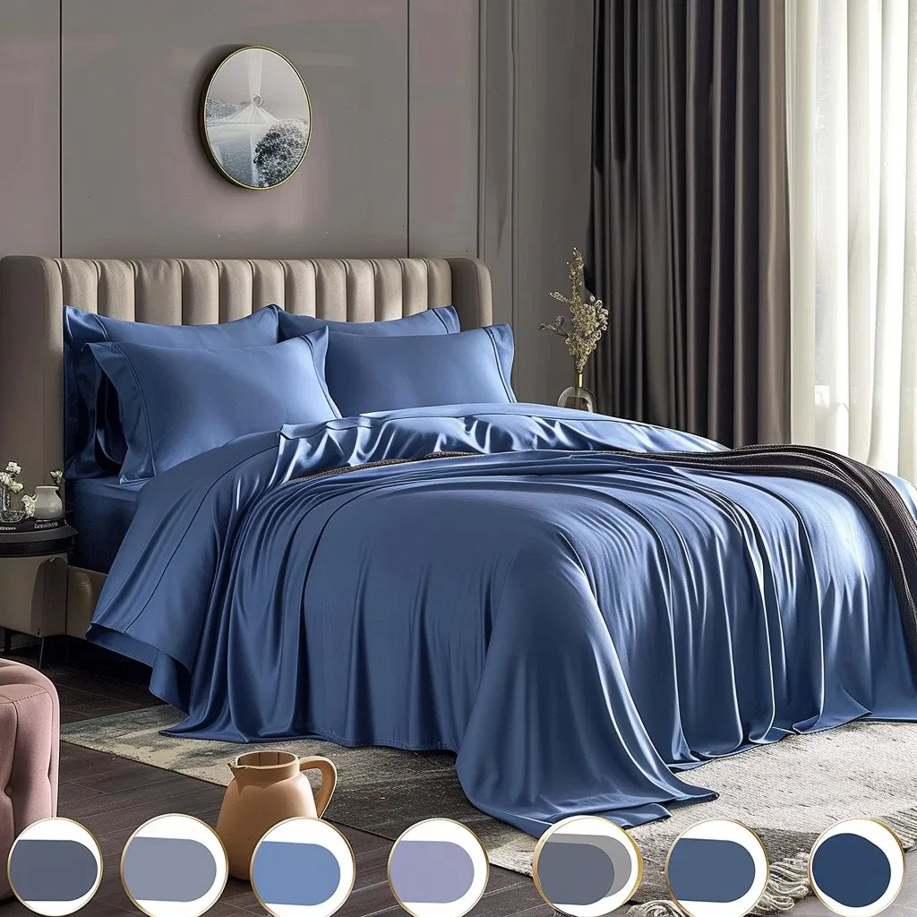 Soft Like 1800tc Egyptian Cotton Sheet Sets Home 4 Piece Microfiber Bed Sheet