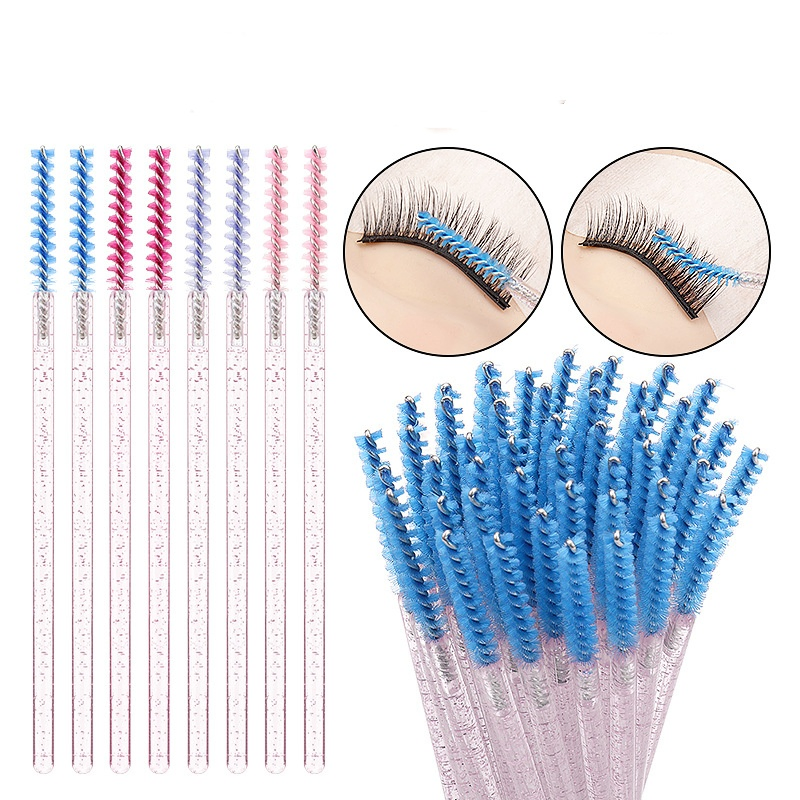 Mascara Wand Makeup Glitter Crystal Lash Brushes