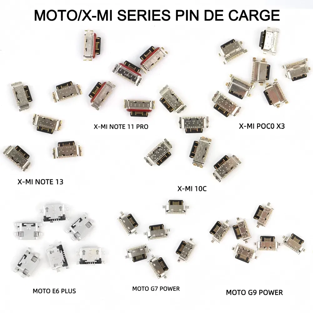 Charging Connector for Samsung Moto Redmi Phones