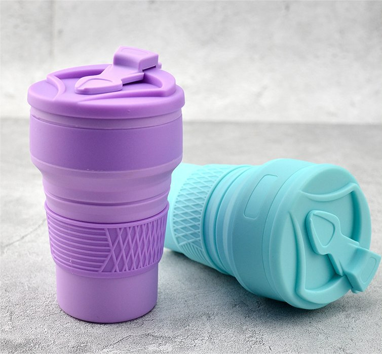 Foldable Cup Folding Silicone Portable Silicone Collapsible Cup