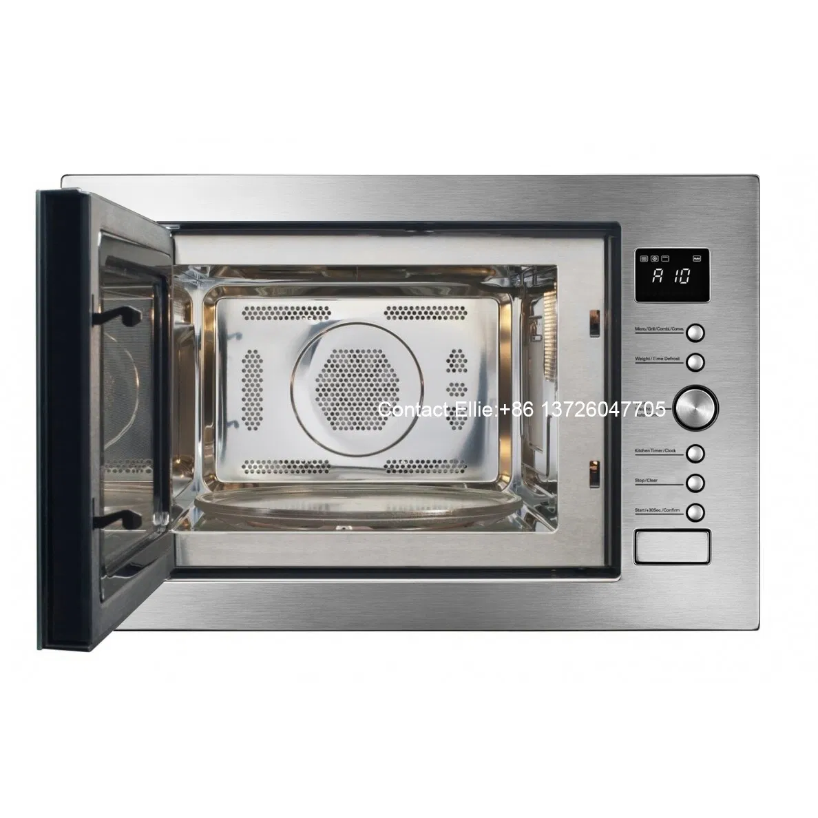 Home Appliance Digital Built in Microwave Oven 34L Stainless Steel Cavity Convection Integrated Microwave with Grill