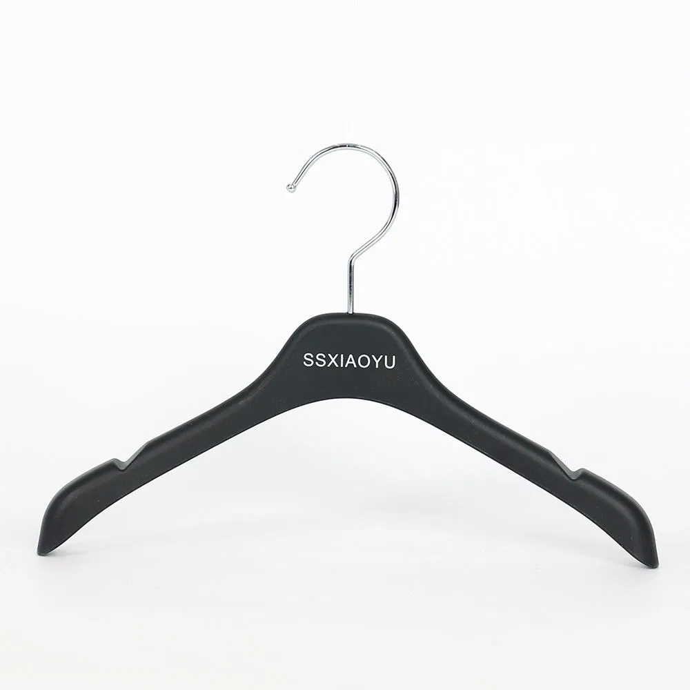Beautiful White Kids Children's Clothes Hangers for Clothing Store with Logo