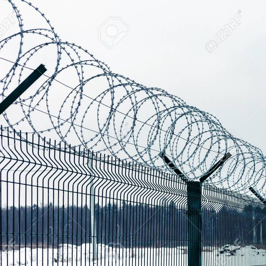 High Security Airport Fence 358 Anti Climb Security Fence for Welded Wire Mesh Fence