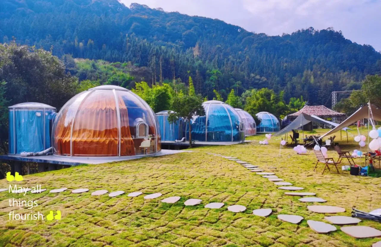 2024 Explosive New Products Customized Outdoor PC Tent Transparent Dome Star Bubble House Ys4.2