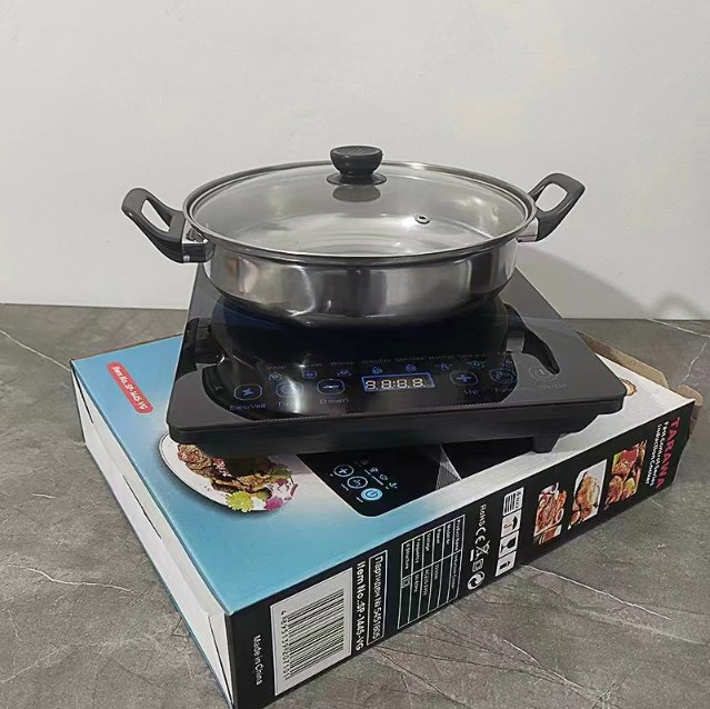 Home Use Induction Cooker, Smart Touch High-Power Induction Stove, Multi-Function Stir-Fry & Hot Pot Cooker