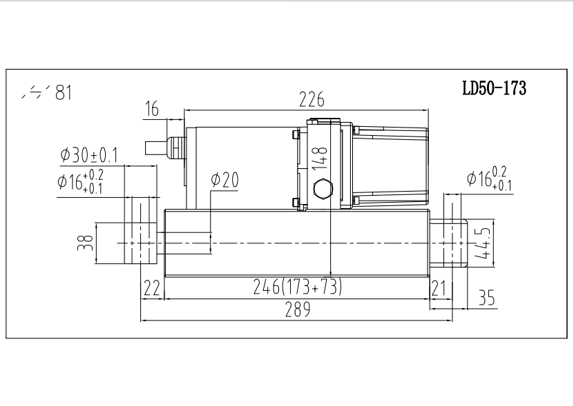 Гидравлический линейный актуатор Outboard Warper 1.8т