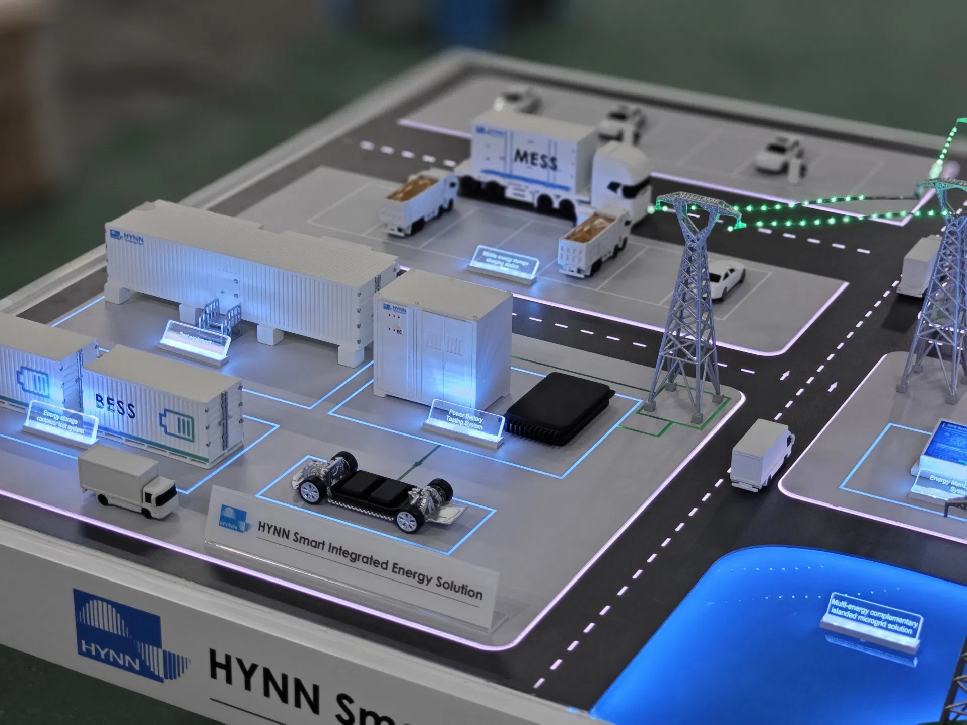 Hand-Made Exhibition Display: Custom New Energy Model Office Sculpture