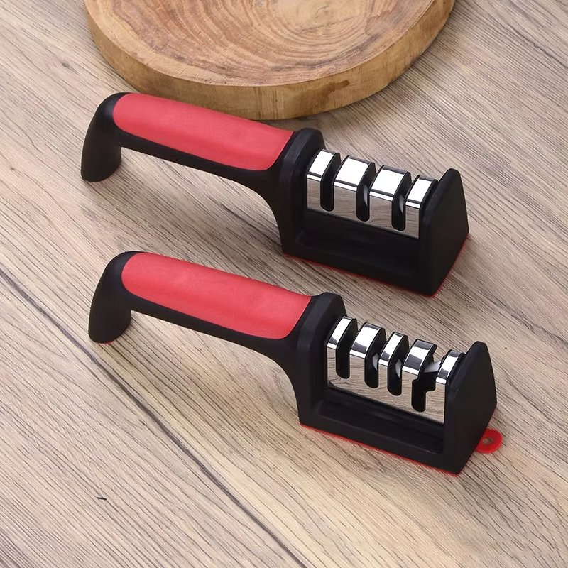 New 4 in 1 Household Knife Sharpener Creative Manual Fast Sharpening Knife Scissors Tool Knife Sharpener