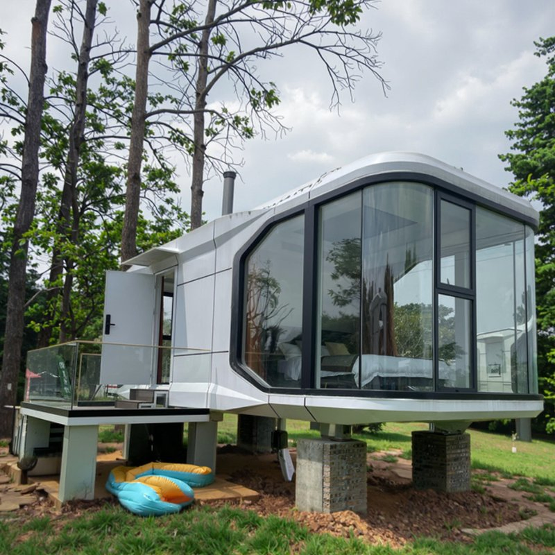 Rapid-Deployment Steel Capsule Housing for Disaster Relief & Camps