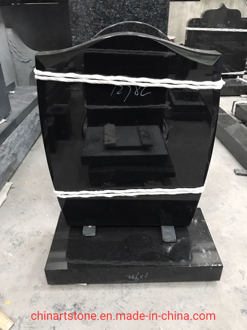Marble and Granite Simple Tombstone for USA and Europe Market