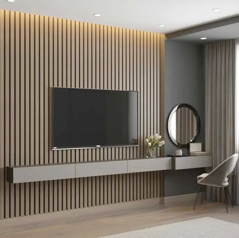 Sales Wall Veneer Wood Fiber Decorative Absorption Board Indoor Sound Insulation Board Walnut Sound Insulation Wall Board
