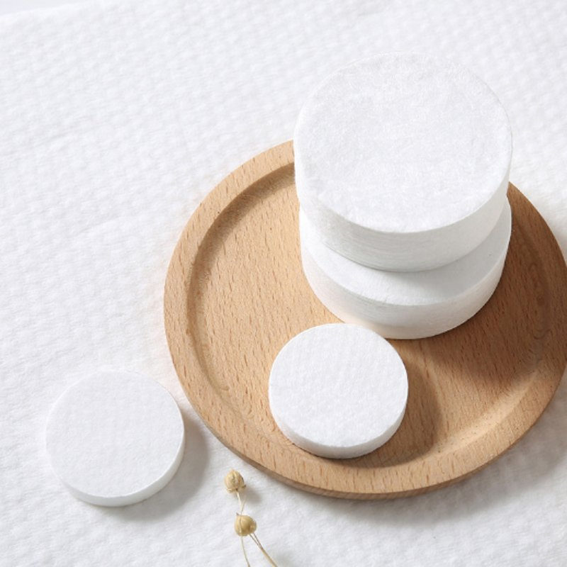 Wholesale Custom Round Shape Mini Portable Coin Disposable Towel for Travel SPA Hoetel Use