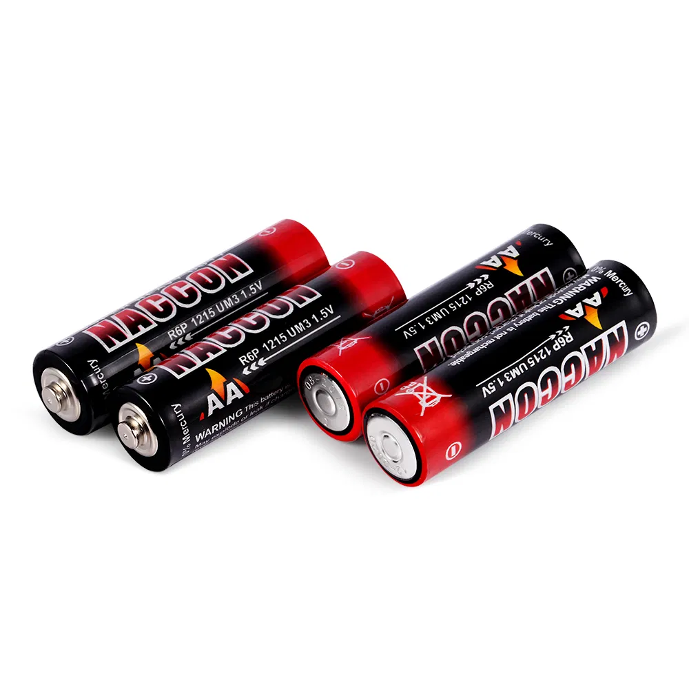 1.5V R6p Sum3 AA Size Carbon Battery