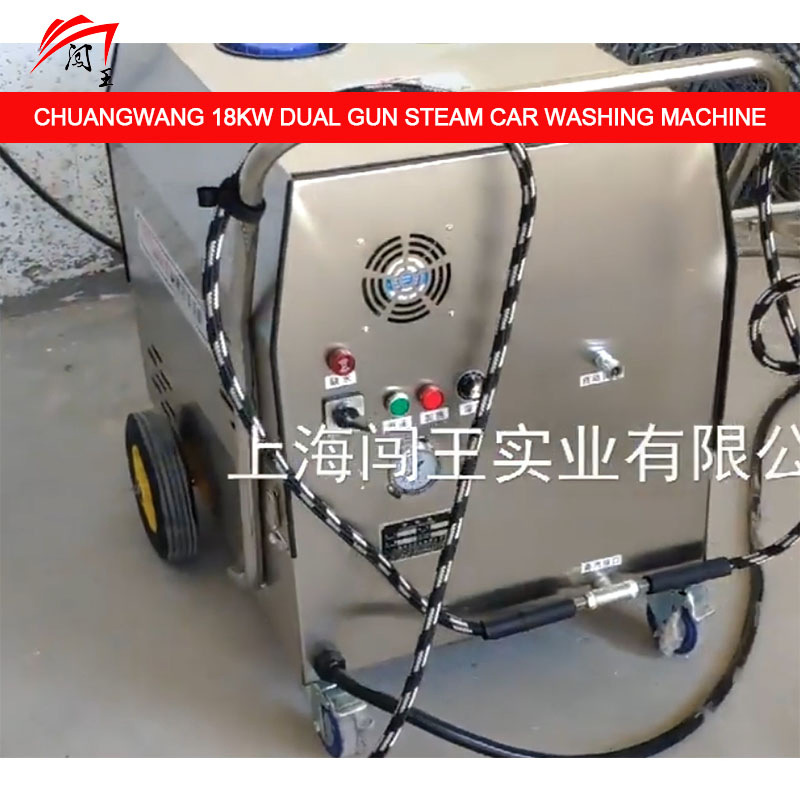 Double Gun Steam Car Washing Machine, 10 Seconds of Steam Output, Efficient Cleaning Without Waiting!