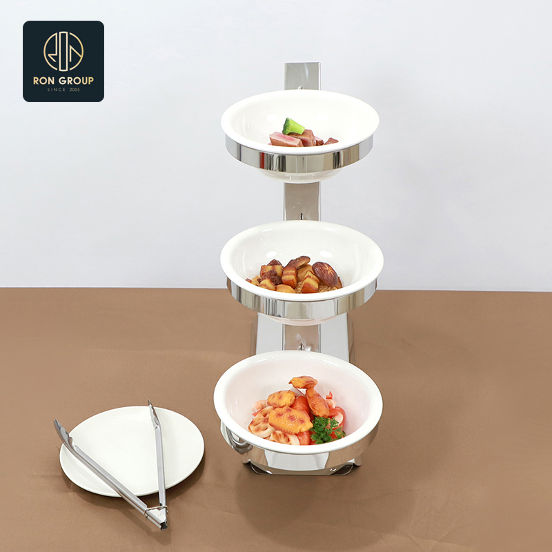 Export Quality Multi-Tier Buffet Rack for Elegant Dining Displays