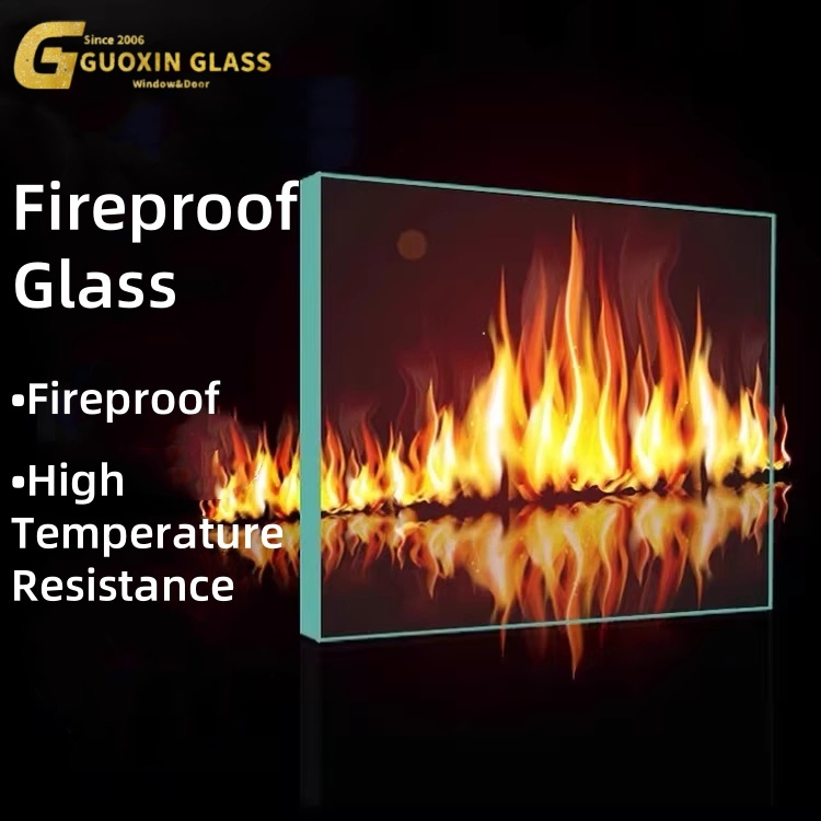 Guoxin Fireproof Glass - 2h Fire Rated, Anodized &amp; Soundproof