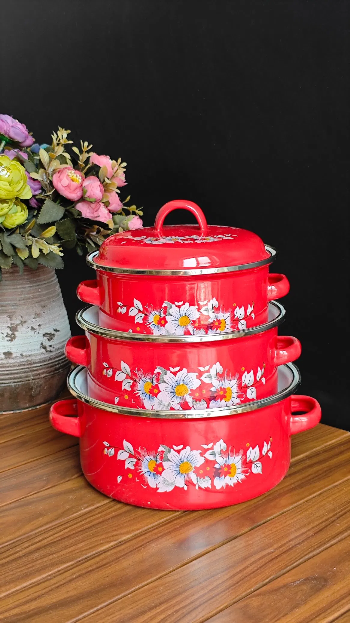 Enamel Casserole Set- Art No. 111ED