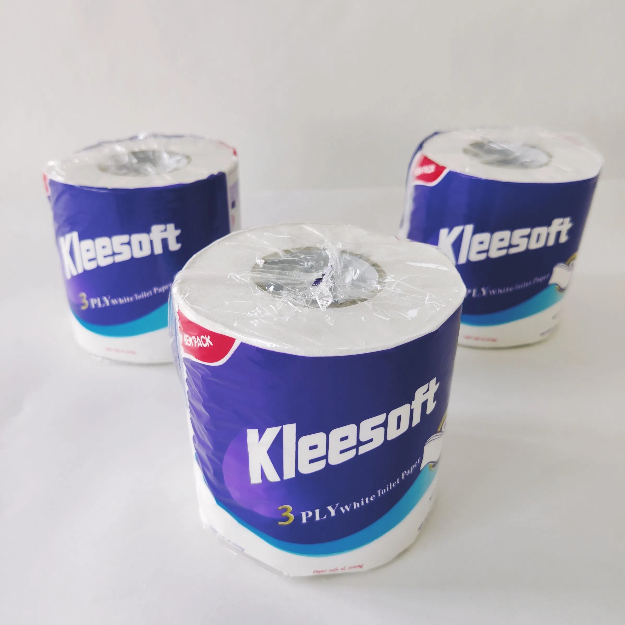 Wholesale High Quality Sanitary Disposable Printed Jumbo Roll Toilet Tissue Paper for Bathroom/Hotel/Home