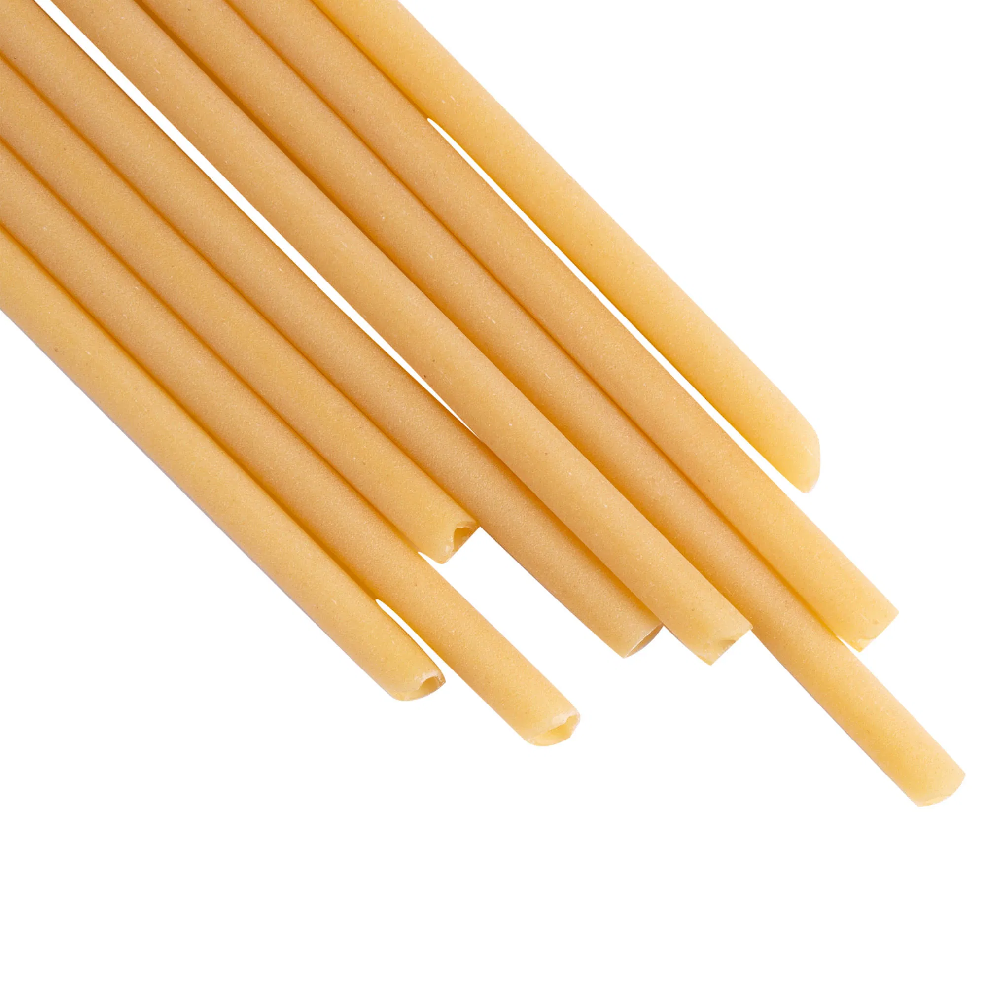 Ecolife Eco-Friendly Natural Corn Tableware Food Grade Natural White Color Drinking Biodegradable Bamboo Fiber Straws